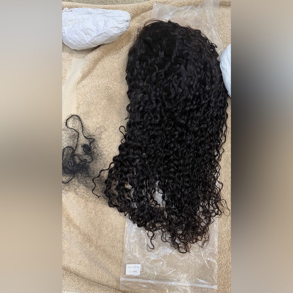 New! 20” 13x4 Transparent Lace, Wavy LaceFront Human Hair Wig